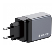 VERBATIM GNC-65 32201 GaN 65W, 2xUSB-C 1xUSB-A, UE / UK ANVE65W3AQCG - 1199634 - zdjęcie 1